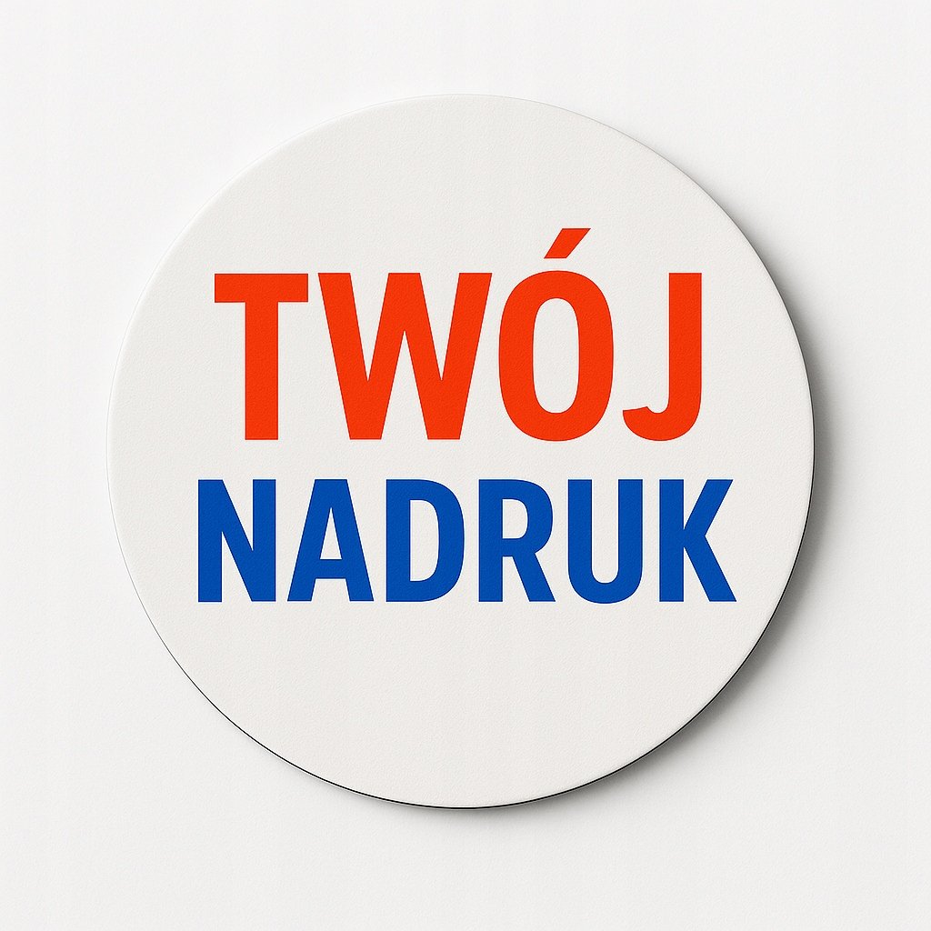 Podkładka pod Kubek z Twoim ZDJĘCIEM Logo PREZENT