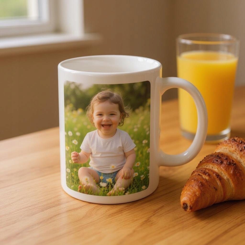 Kubek 330ml PREMIUM PREZENT KREATOR + własny nadruk ZDJĘCIE LOGO - product image